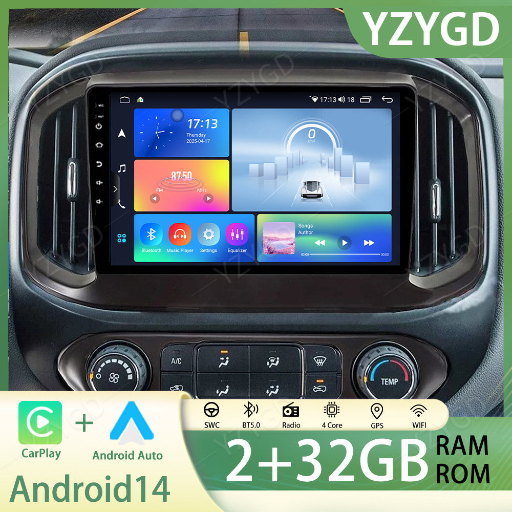 Car Radio For Chevy Colorado 2015-2018 for GMC Canyon 2015-2020 Carplay GPS NAVI