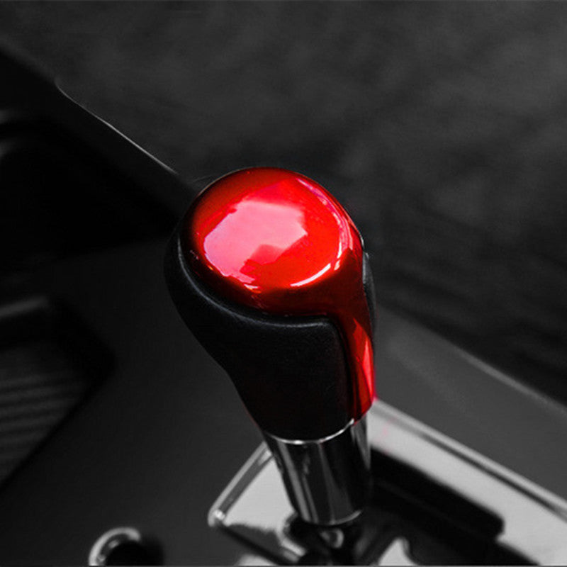 Red Gear Shift Knob Cover Trim For RAV4 2016 2017 2018 v