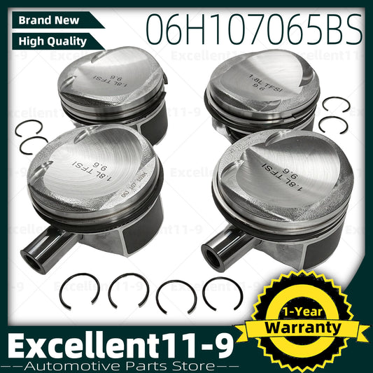 1.8T pistons and Φ21 mm rings suitable for Golf , for Passat CC, GTI, for Audi A4, A5, TT #06H107065BS- n