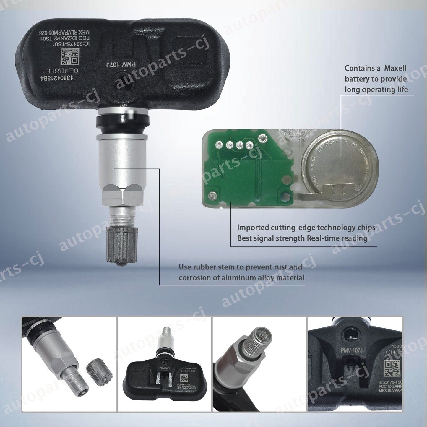 4X TIRE PRESSURE SENSOR TPMS For 42607-33021 for Scion for Toyota for Lexus PMV-107J 315 MHz