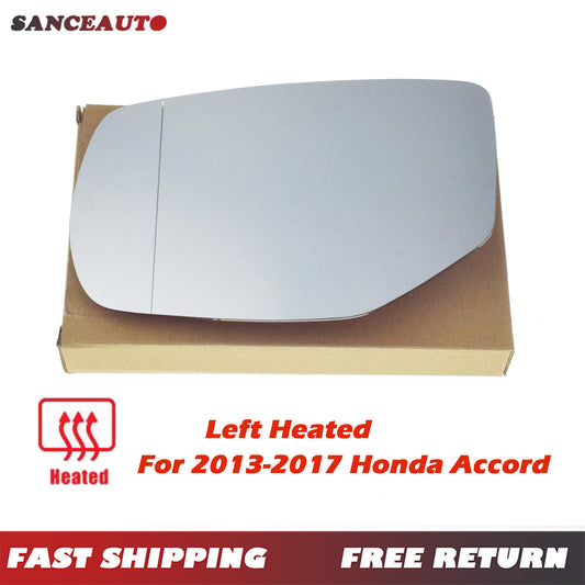 Left drive mirror with heated support plate, suitable for Honda Accord 2013 - 2017 (New) n