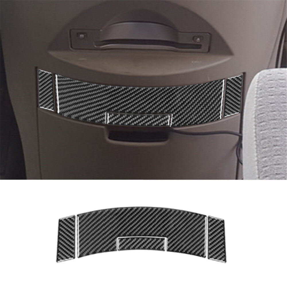 2Pcs Carbon Fiber Interior Side Air Vent Cover Trim for Fiat 500L 2014-2017 v