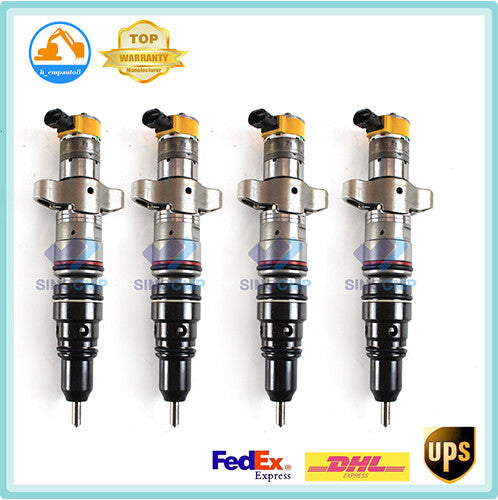 4Pcs Fuel Injector 387-9427 10R-7225 for CAT E320D E330D Excavator C7 Engine DHL
