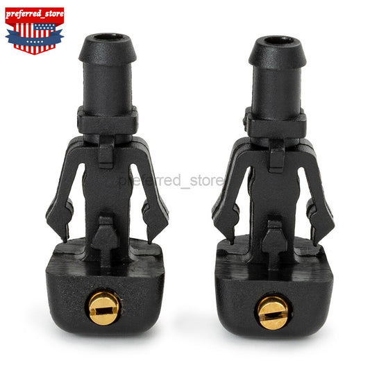 2-Pack Windshield Washer Sprayers for F150, E150, E250, E350 (2004-2013) 3W7Z17603AA- v