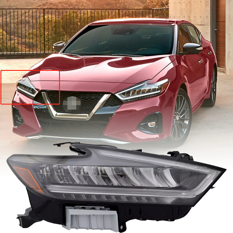 Right Side For Maxima Black 2022-2023 Models RH LED Headlight n