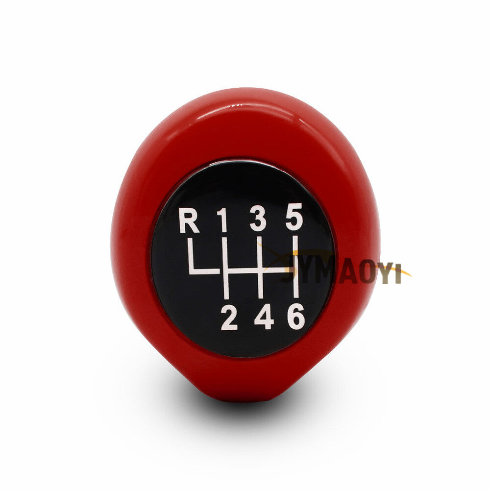 for BMW 1 3 5 6 X1 X5 X3 Series Red 6 Speed MT Manual Gear Shift Knob Shifter Q