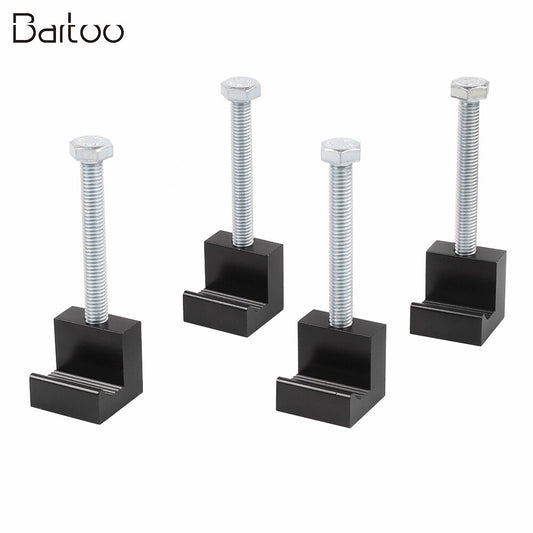 Aluminum Mounting Kit Parts Clamps for Pickup Truck Tool Box Tie Down 4PCS Q
