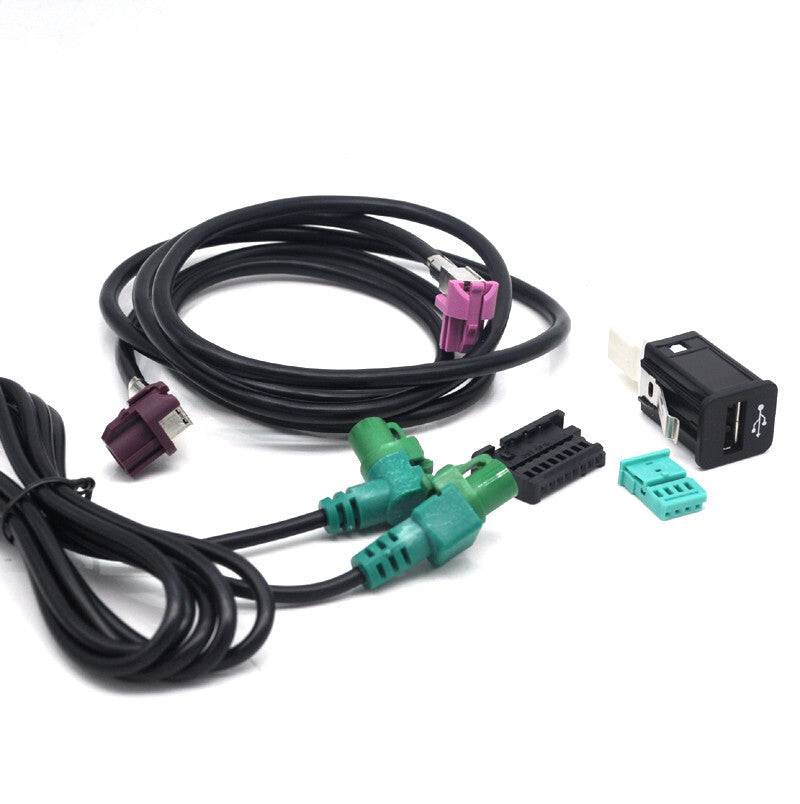 Retrofit Navigation CABLE USB socket idrive power connector For CIC E90 E60 v