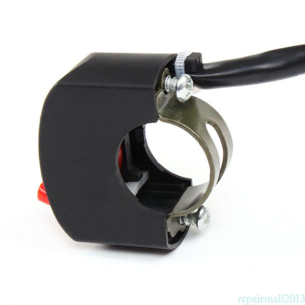 Electric Switch Motorcycle Handlebar Mount Flameout Switch ON-OFF Button Q
