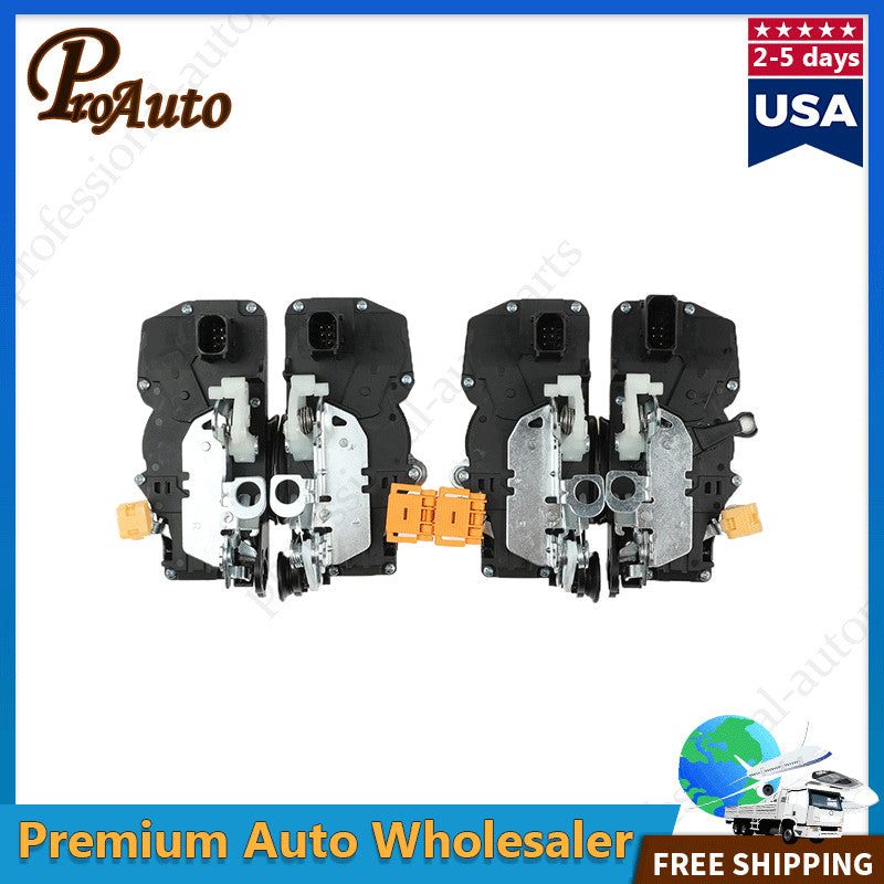 4PCS Door Lock Actuator Front Rear Left Right For 2007-2009 for Chevy for GMC for Cadillac