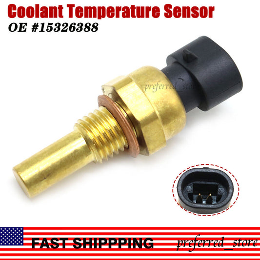 Coolant temperature sensor suitable for GMC TPI TBI LT1 LS1 LS2 4.8L, 5.3L, 6.0L, and - v