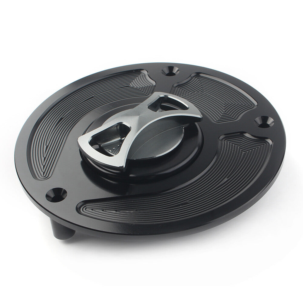 Keyless Fuel Tank Cap Cover for Honda CBR1000RR Fireblade 2000-2019 Titanium