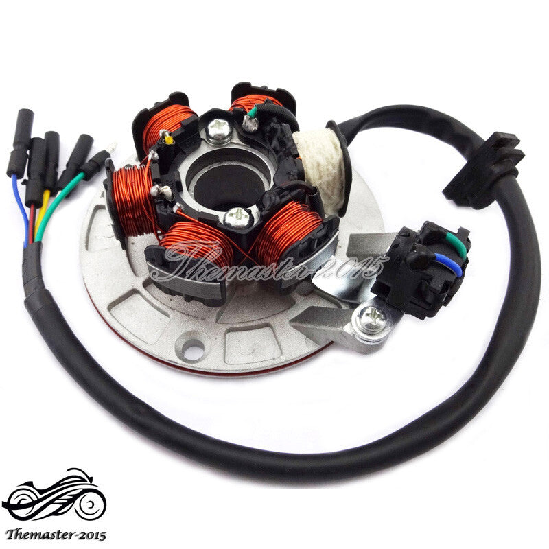 Magneto Stator W/ Light For YX 140cc Pit Dirt Bikes PitsterPro Stomp Thumpstar Q