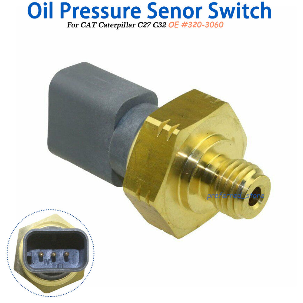 One-piece oil pressure sensor switch for CAT Caterpillar C27 C32 engine 320-3060- v