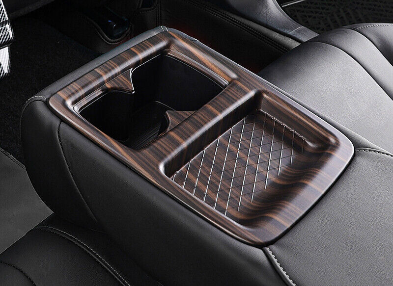 1Pcs Rear Water Cup Holder Panel Trim Wood Grain for Honda Accord 11th 2023-2024 n