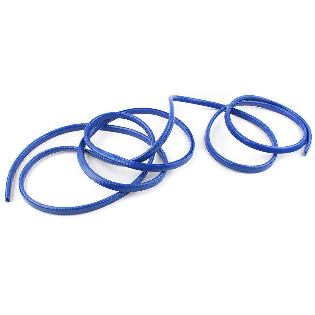 13Ft Universal Car Rubber Seal Trim Molding Strip Door Edge Lock Protector Blue Q