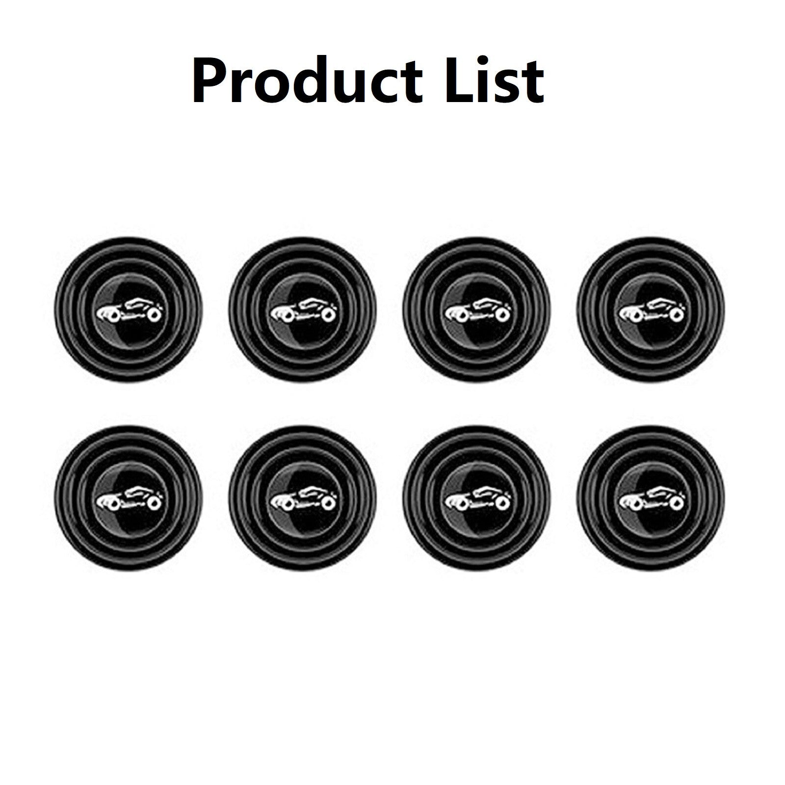 8PCS Car Door Closing Anti-shock Protection Pad Replacement Parts For Model 3/Y