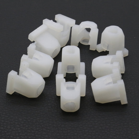 For GM for Chevrolet Headlight Adjusting Nuts Retainer Fastener White Nylon 10 Pcs