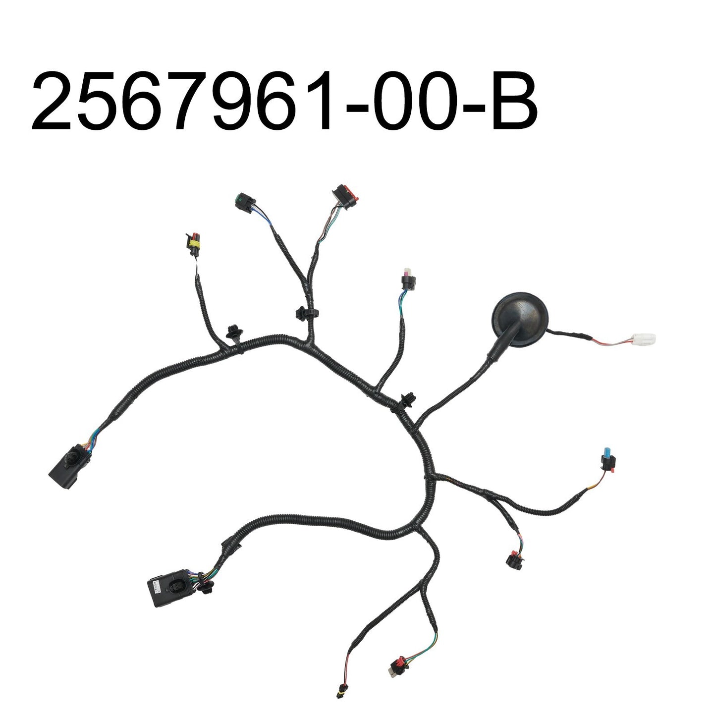 Front Radiator Support Fan Wiring Harness For Model 3 21-2023 2567961?00?B v