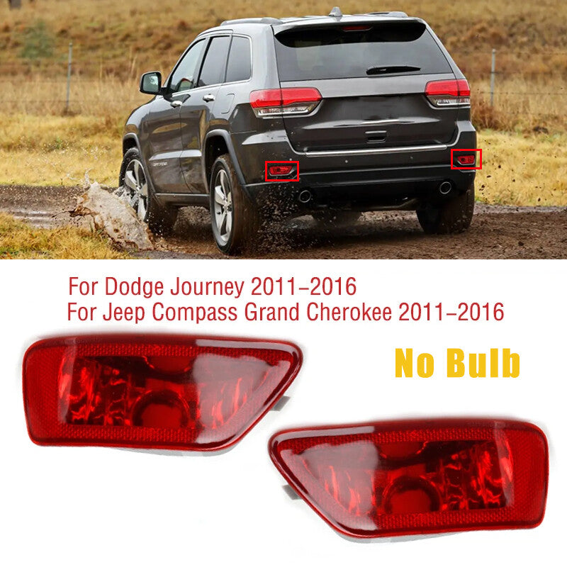 for Jeep Grand Cherokee Compass for Dodge Journey 11-16 Rear Bumper Lights Cover
