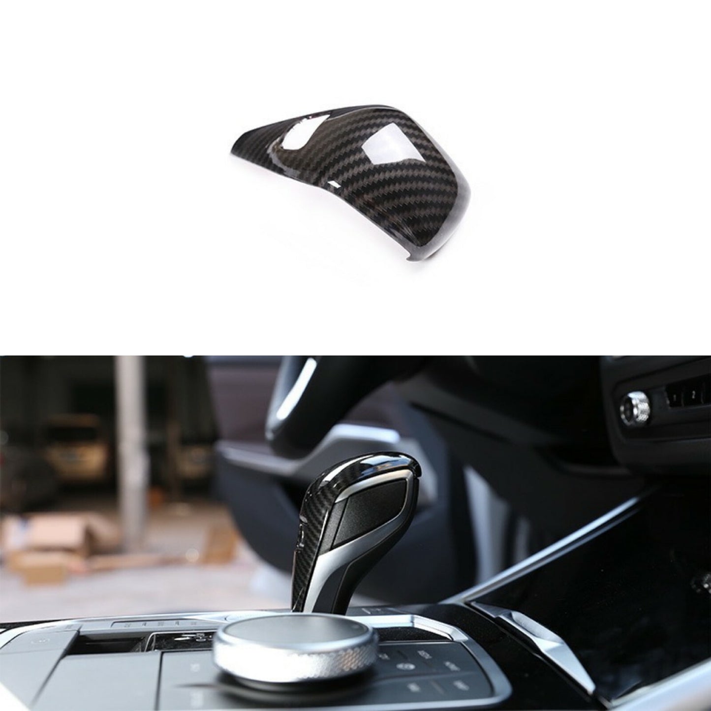 ABS carbon fiber gear shifter protector suitable for BMW 3 Series 2020 G20 320i 325i