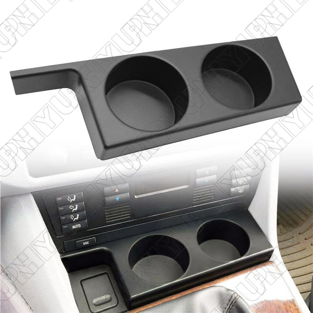 Car Front Cup Holder Black for BMW E39 5-Series 1997-2003 528i 525i 530i 540i M5 Q