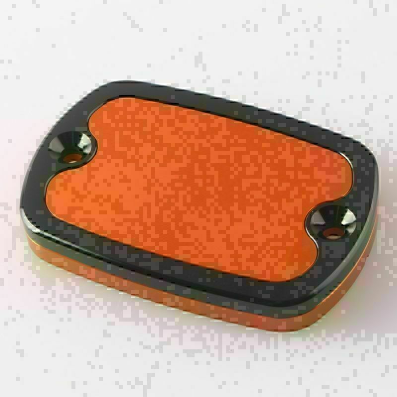 Brake Fluid Tank Cap Fit for Yamaha T-Max 500 2004-2011 & T-Max 530 2012-2014 Orange Q