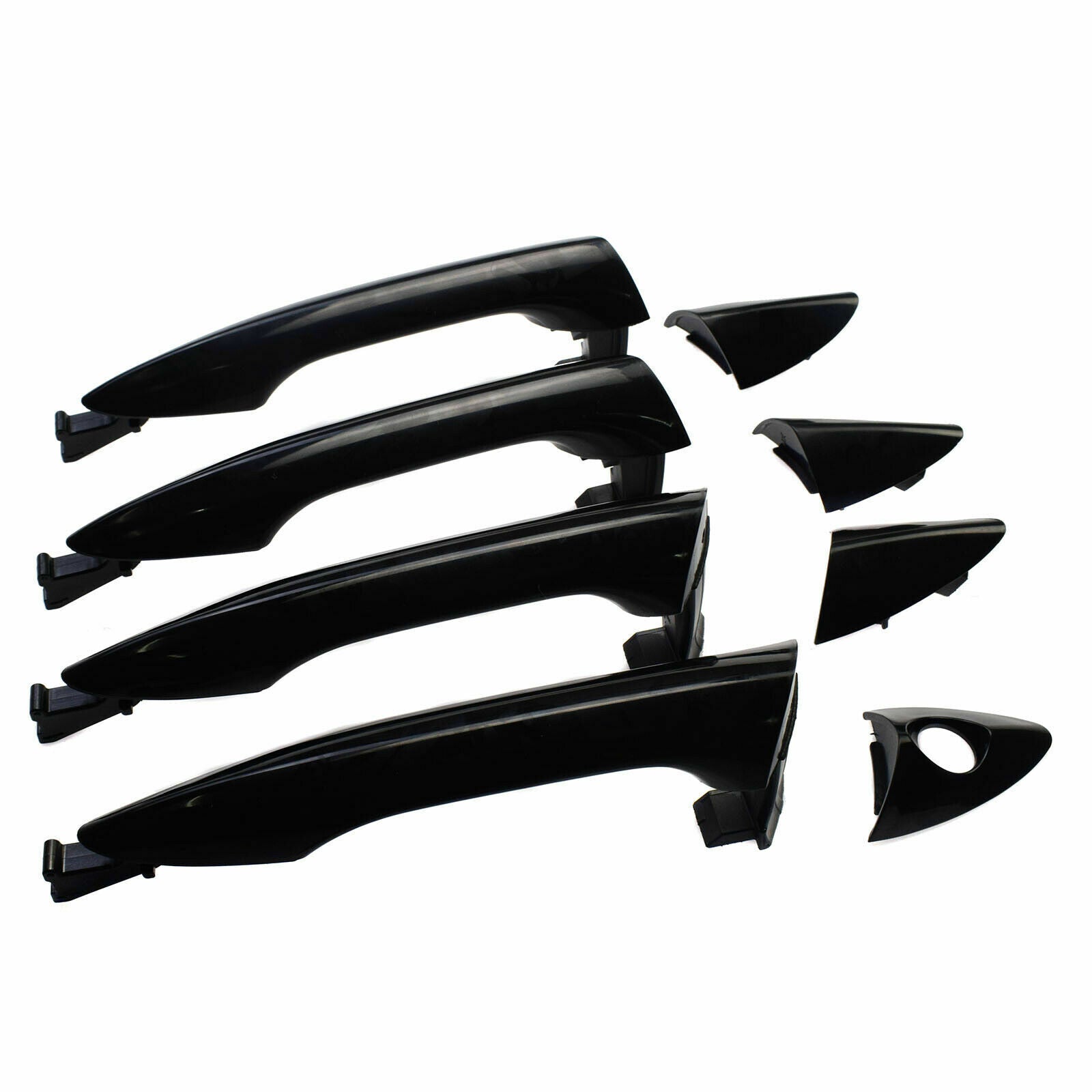 4 Piece Set Exterior Door Handle Front and Rear Set for for Hyundai for Elantra 2011 - 2016- v