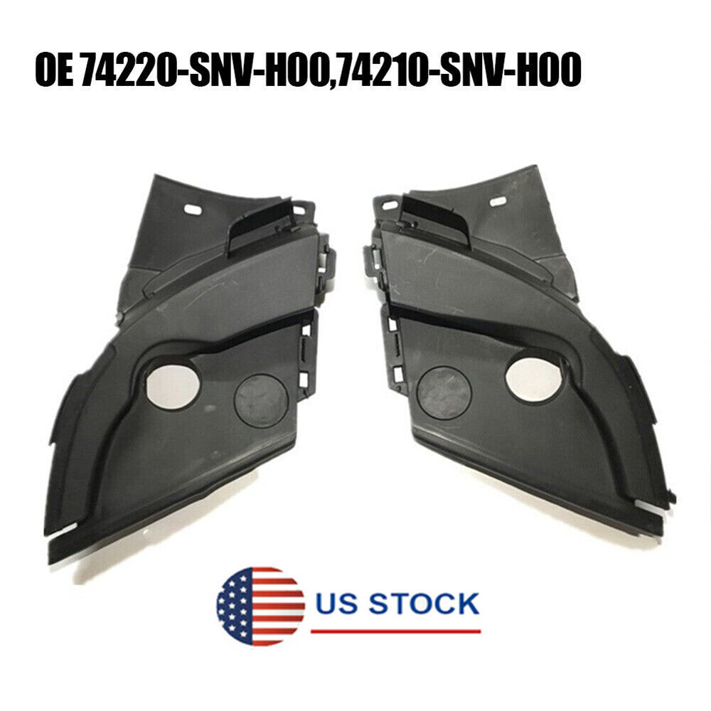 For 06-11 for Honda for Civic 74210-SNAA00 Windshield Wiper Arm Cowl Vent Cover Panel 2x