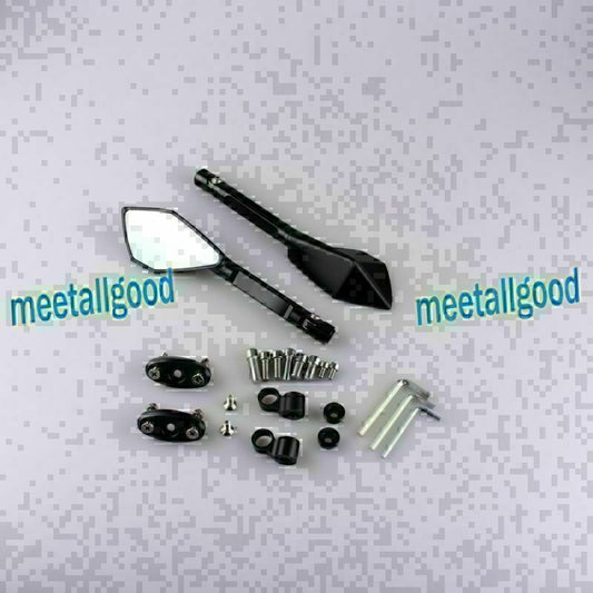 2pcs Rear View Side Mirrors for HONDA CBR600 F 1999 - 2006 Black Motorcycle Q