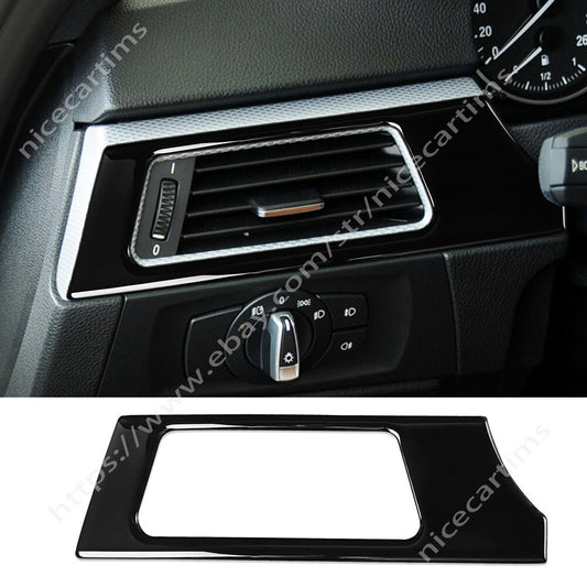 Black Main Driver Side Air Vent Outlet Trim for BMW 3 Series E90 E92 E93 2005-12