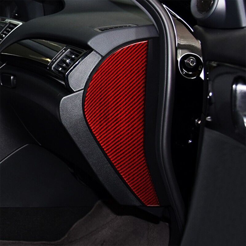 Carbon fiber door anti-collision cushion covers suitable for Honda Accord 2014-17