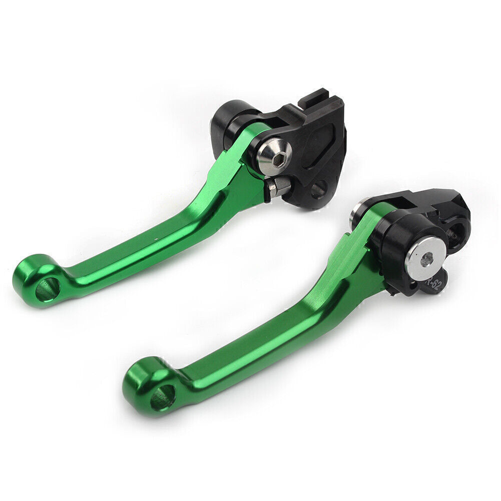 Brake Clutch Levers Handle GREEN Fit for Suzuki RMZ450 2005-2019 20 21 2022 Aluminum