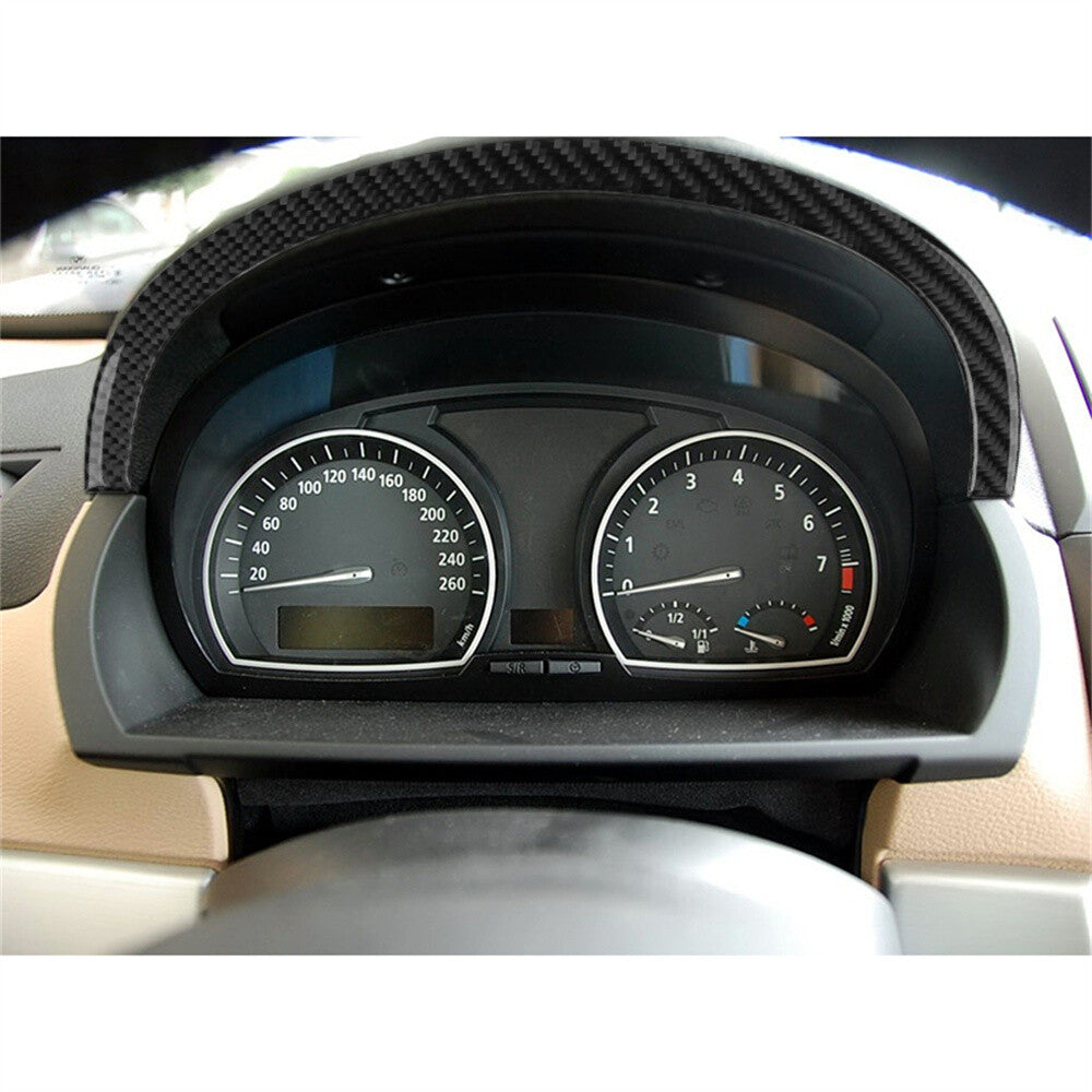 Carbon Fiber Dashboard Uper Strip Cover for BMW X3 E83 2004-2010 Car Accessories
