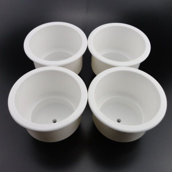 8pcs White Plastic Cup Drink Holder Ocean Boat Campervan Promotion - n
