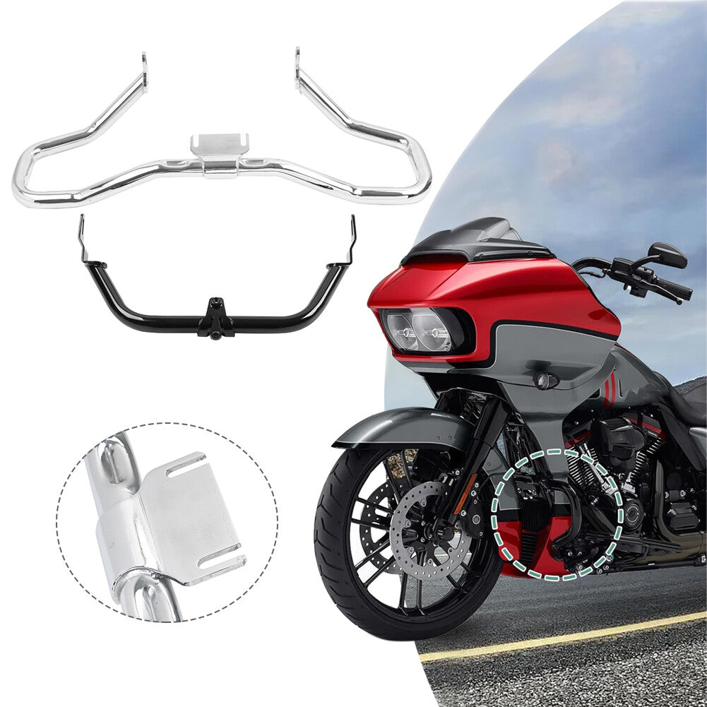 Engine Guard Crash Bar Fairing Support Bracket for Harley Road Glide FLTRX 15-23 Q