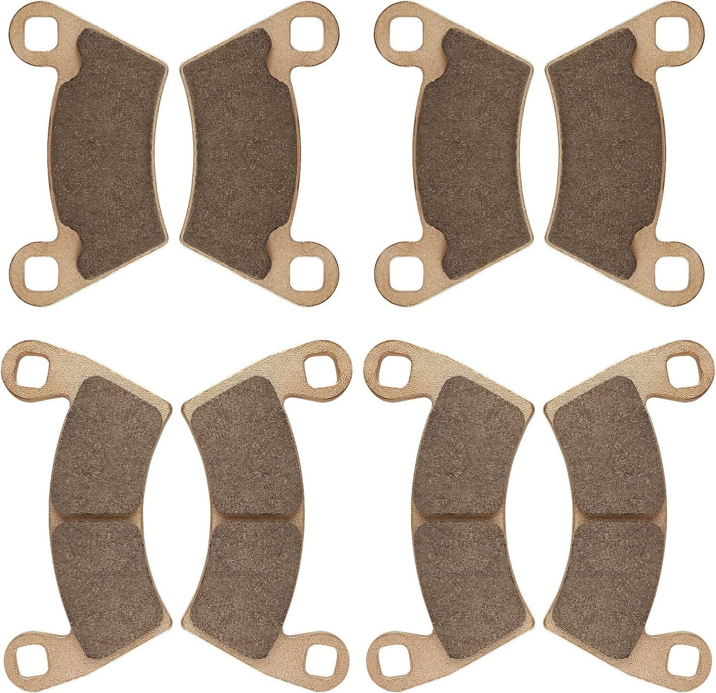 Brake Pads Front and Rear for Polaris Ranger Crew 500 RZR 4 800 RZR 900 XP