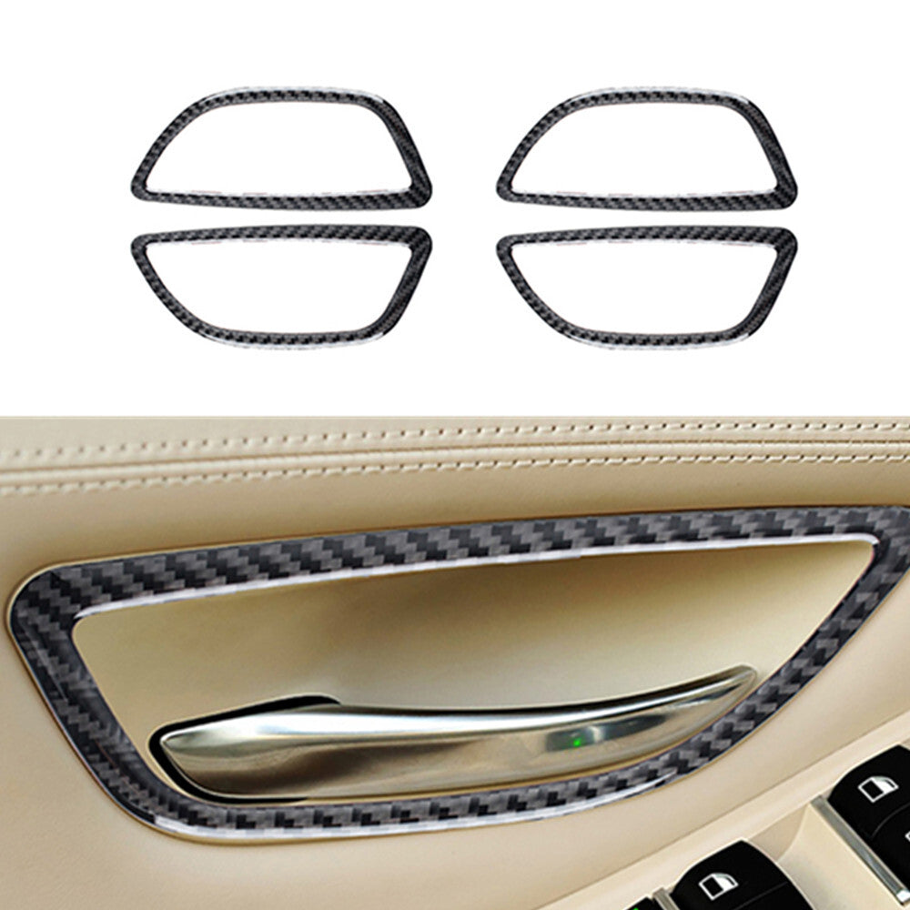 Red Carbon Fiber Window Lift Button Panel Cover Trim For Model 3/Y 2017-22 v