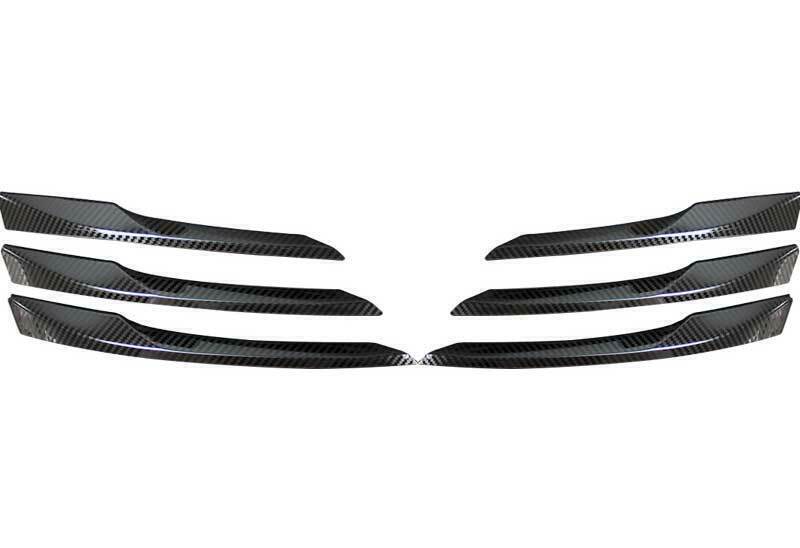 for Chevrolet Malibu 19-2024 Strip Trim Carbon Fiber Front Bumper Fog Lamp Light