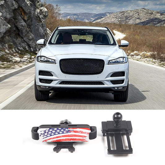 Gravity-loaded car mount vent bracket cradle suitable for Jaguar XEL XE F-PACE 2015-20 n