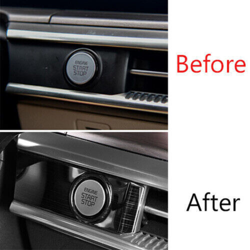 4X for Volvo XC60 2018-2021 Black Titanium Door Lock Cover Catch Protector Trim v
