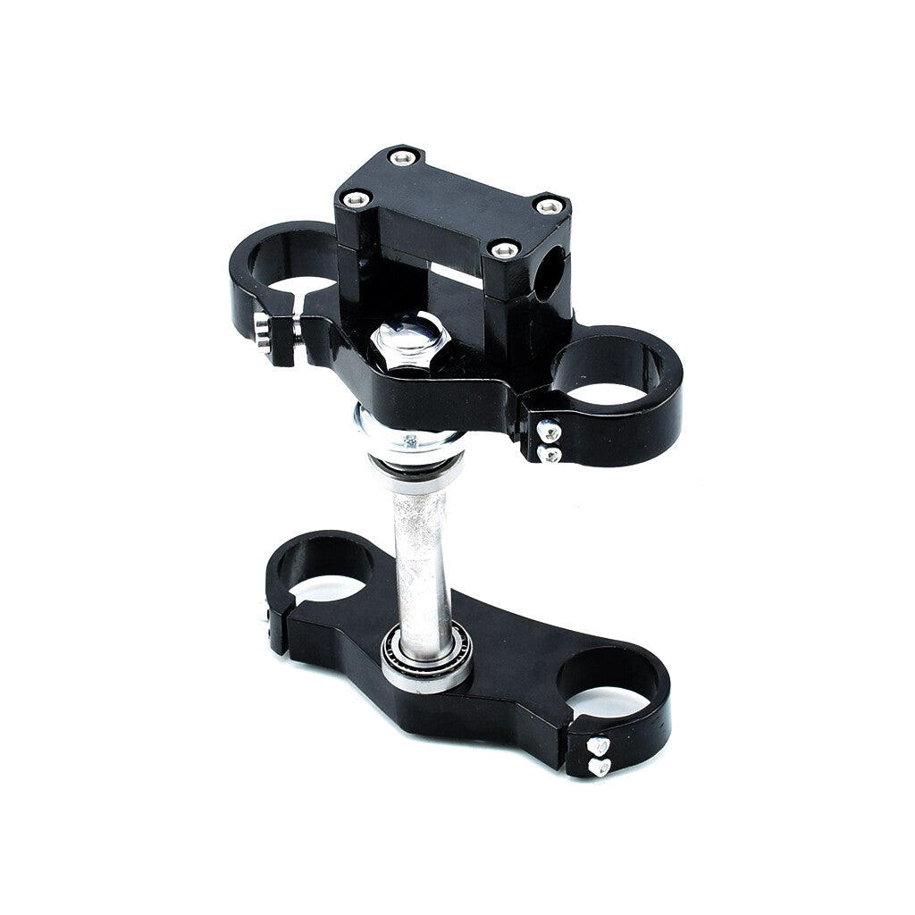 Universal Aluminum Handlebar triple Tree Steering clamp Bar Riser 22mm45/45 205L