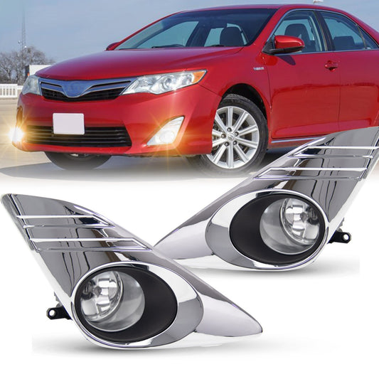 Fog lamp assembly fits 2012 - 2014 for Camry upgraded fog lamp cover - v