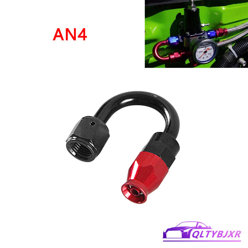 AN4 180 Degree Swivel Hose Line End Fitting Adaptor 4AN for PTFE Hose Line Only