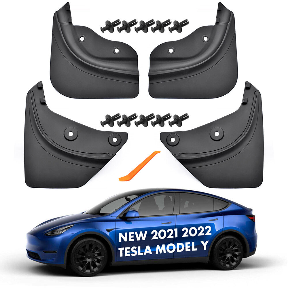 4x for Tesla for Model Y 2020 2022 Accessories Front Rear Car Mud Flap Splash Guard Q