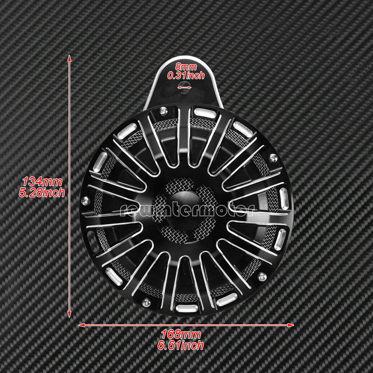 10 Stripe Cut Horn Speaker Fit for Harley Big Twin 1991-2017 Touring 1999-2016
