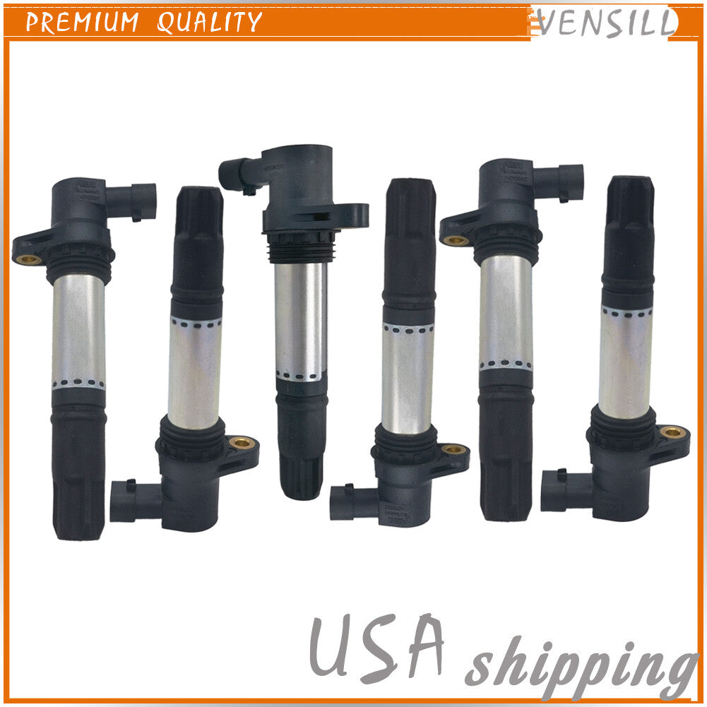 6PCS Ignition Coils UF534 NEC000110L for Land Rover Freelander 2.5L 2002-2006