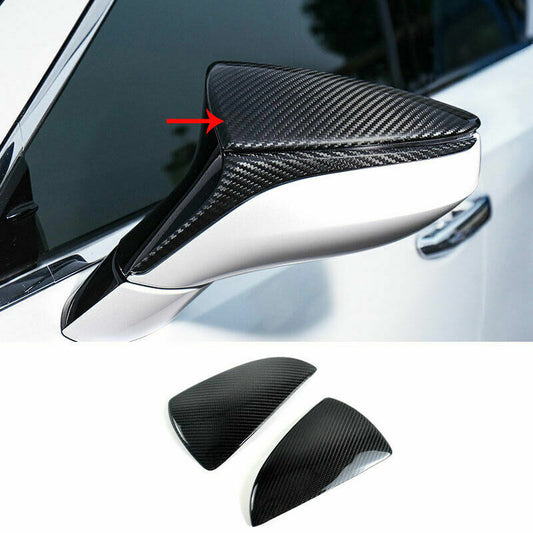 Real Carbon Fiber Side Rear View Mirror Cover Cap for Lexus UX for ES LC LS RC IS RS
