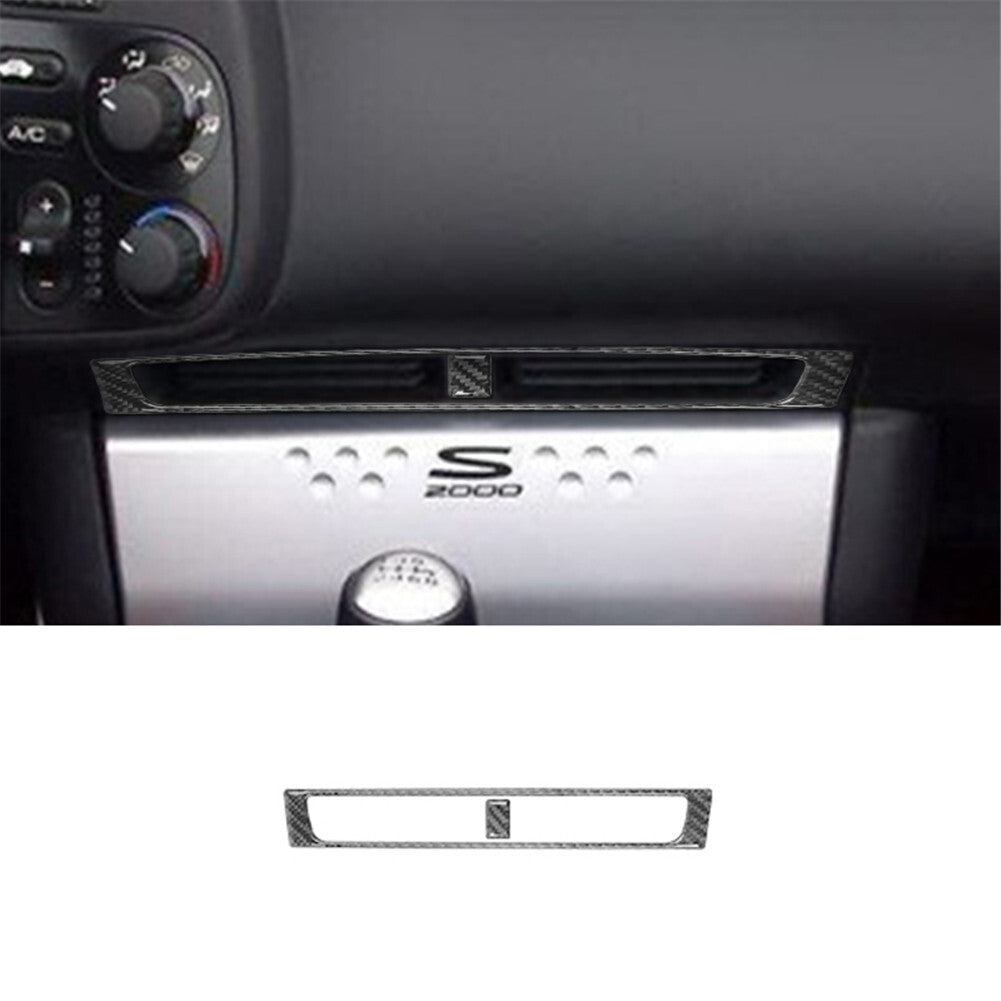 for Honda Accord 18 - 2022 Woodgrain Center Console AC Vent Frame Trim- v