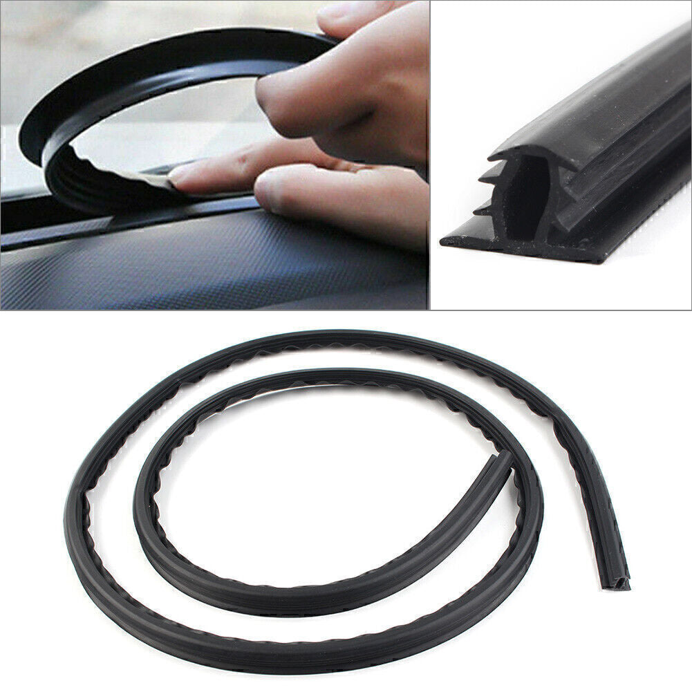 1.6m Push Seal Strip Rubber Dashboard Sealing Strips Engine Noise Insulation